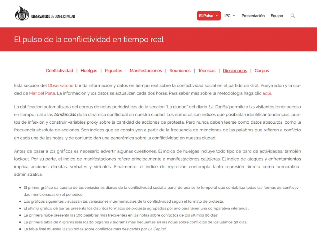 Observatorio de Conflictividad Social